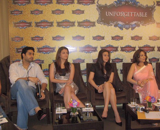Abhishek Bachchan, Aishwarya Rai Bachchan, Preity Zinta, Madhuri Dixit